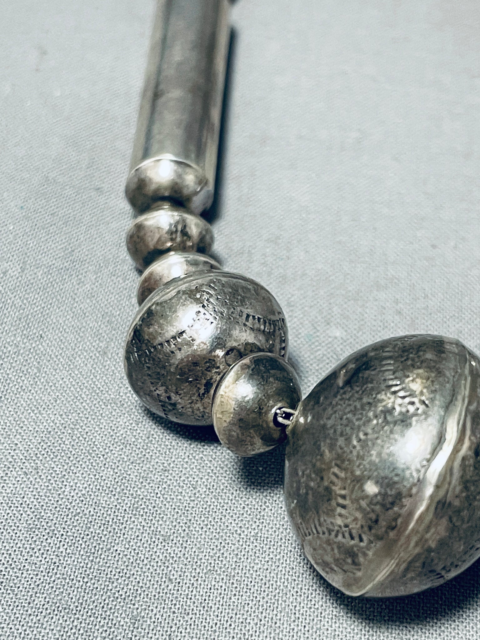 Antique Silver Beads from India