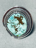 One Of The Best Native American Navajo Royston Turquoise Sterling Silver Ring-Nativo Arts