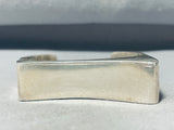 Chester Nez Vintage Native American Navajo Sterling Silver 3d Bracelet Cuff-Nativo Arts