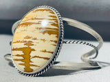 Caramel Jasper Vintage Native American Navajo Sterling Silver Bracelet-Nativo Arts