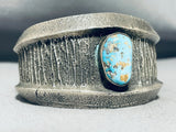 137 Grams Vintage Native American Navajo #8 Turquoise Sterling Silver Bracelet-Nativo Arts
