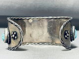 One Of The Most Unique Vintage Native American Navajo Petroglyph Sterling Silver Bracelet-Nativo Arts
