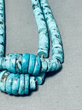 Native American Rare Older Vintage Santo Domingo Turquoise Necklace-Nativo Arts
