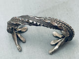 One Of The Best Ever Vintage Native American Navajo Sterling Silver Bracelet-Nativo Arts