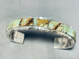 6.5 Inch Wrist Stunning Native American Navajo Royston Turquoise Sterling Silver Bracelet-Nativo Arts