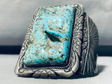 126 Grams Of Museum Quality Vintage Native American Navajo Turquoise Sterling Silver Bracelet-Nativo Arts
