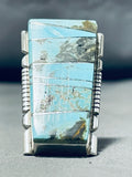 Sparkling Native American Navajo Turquoise Sterling Silver Ring-Nativo Arts