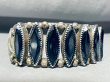The Best Vintage Native American Navajo Hematite Sterling Silver Bracelet-Nativo Arts