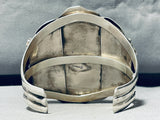 The Best Hand Carved Bear Turquoise Sterling Silver Cuff Bracelet-Nativo Arts