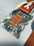 781 Grams Vintage Native American Navajo Turquoise Sterling Silver Concho Belt-Nativo Arts