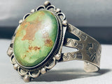 Early Rare Vintage Native American Navajo Royston Turquoise Sterling Silver Bracelet-Nativo Arts