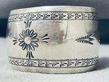 Fascinating Vintage Native American Navajo Sterling Silver Bracelet-Nativo Arts