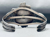 Museum Vintage Native American Navajo Carico Lake Turquoise Sterling Silver Bracelet Old-Nativo Arts