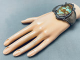 One Of The Best Vintage Native American Navajo Royston Turquoise Sterling Silver Bracelet-Nativo Arts