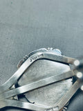 Noteworthy Native American Navajo Dry Creek Turquoise Sterling Silver Signed Bracelet-Nativo Arts