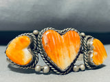 I Heart The Ocean Vintage Native American Navajo Sterling Silver Bracelet-Nativo Arts