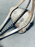 Enchanting Vintage Native American Navajo Signed Royston Turquoise Sterling Silver Bracelet-Nativo Arts