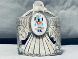 The Best Native American Navajo Turquoise Thunderbird Sterling Silver Bracelet-Nativo Arts