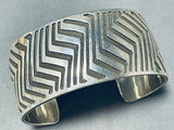 Freddy Douglas Native American Navajo Sterling Silver Bracelet-Nativo Arts