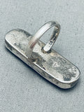 Gigantic Vintage Native American Navajo Wildhorse Agate Sterling Silver Ring-Nativo Arts