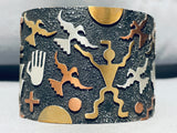 The Best Vintage Santo Domingo Sterling Silver Copper Gold Bracelet-Nativo Arts