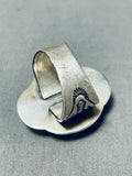 Best Vintage Native American Navajo Carico Lake Turquoise Sterling Silver Ring-Nativo Arts