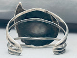Rare Dry Creek Turquoise Vintage Native American Navajo Sterling Silver Bracelet-Nativo Arts