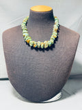 Native American Outstanding Vintage Santo Domingo Royston Turquoise Sterling Silver Necklace-Nativo Arts