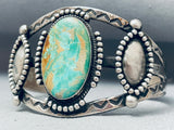 One Of The Best Vintage Native American Navajo Royston Turquoise Sterling Silver Bracelet-Nativo Arts