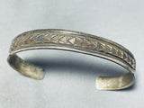 Outstanding Vintage Native American Navajo Sterling Silver And 14k Gold Bracelet-Nativo Arts