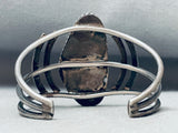 One Of The Best Vintage Native American Navajo Carico Lake Turquoise Sterling Silver Bracelet-Nativo Arts