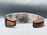 Master Phillip Sekaquaptewa Vintage Hopi Turquoise Sterling Silver Bracelet-Nativo Arts