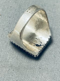 Jaw-dropping Vintage Native American Navajo Black Onyx Sterling Silver Ring-Nativo Arts