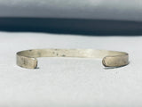 Signed Vintage Native American Hopi Sterling Silver Bracelet-Nativo Arts