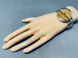 Desert Sand Agate Vintage Sterling Silver Unique Bracelet Cuff-Nativo Arts