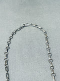 One Of The Most Beauitful Vintage Native American Navajo Bear Sterling Silver Necklace-Nativo Arts