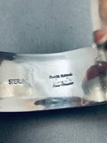 6.5 Inch Wrist Vintage Native American Navajo Orville Tsinnie Sterling Silver Bracelet-Nativo Arts
