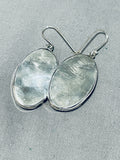 One Of A Kind Santo Domingo Turquoise Coral Sterling Silver Dragonfly Earrings-Nativo Arts