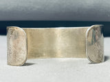 Excellent Native American Zuni Signed Inlay Synthetic Opal Sterling Silver Bracelet-Nativo Arts