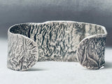Swirling Mesmerizing Vintage Southwest Sterling Silver Bracelet-Nativo Arts