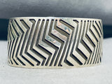 Freddy Douglas Native American Navajo Sterling Silver Bracelet-Nativo Arts
