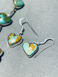 The Best Vintage Native American Navajo Heart Turquoise Sterling Silver Necklace-Nativo Arts