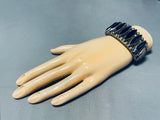 The Best Vintage Native American Navajo Hematite Sterling Silver Bracelet-Nativo Arts