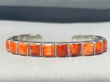 Fed Jimenez Spiny Oyster Sterling Silver Bracelet Cuff-Nativo Arts