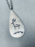 Detailed Vintage Hopi Animal Sterling Silver Necklace-Nativo Arts
