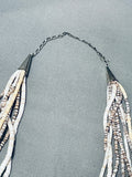 One Of The Most Fabulous Vintage Native American Navajo Turquoise Sterling Silver Necklace-Nativo Arts