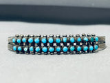 Best Vintage Native American Zuni Turquoise Sterling Silver Bracelet-Nativo Arts