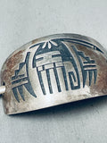 Patrick Lomawaima Tremendous Vintage Native American Hopi Sterling Silver Pin