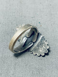 Exquisite Vintage Native American Navajo Royston Turquoise Sterling Silver Ring-Nativo Arts