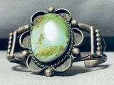 One Of Finest Early Royston Turquoise Vintage Native American Navajo Sterling Silver Bracelet-Nativo Arts